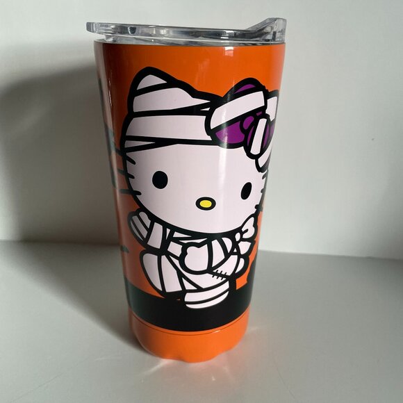 Hello Kitty Stainless Steel Insulated Travel Tumbler w/Lid - Brand New - Picture 1 of 9